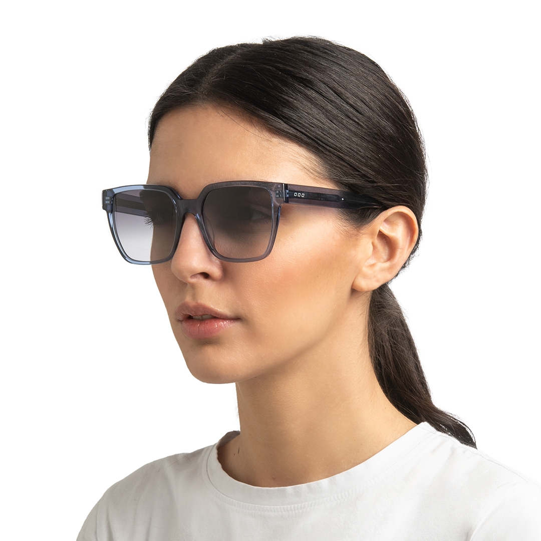 Taormina oversized sunglasses blue