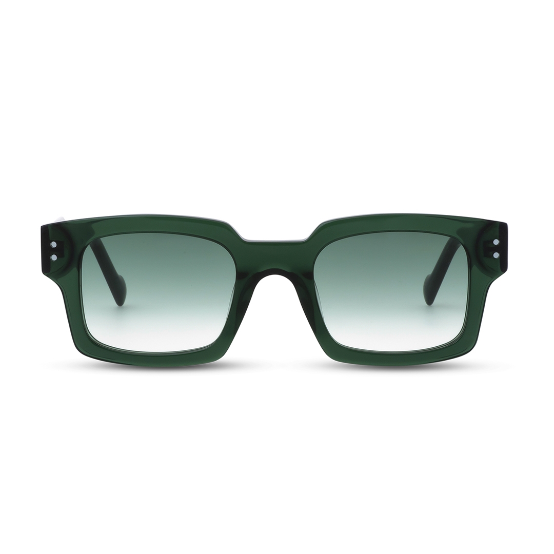 Santorini rectangular sunglasses grey