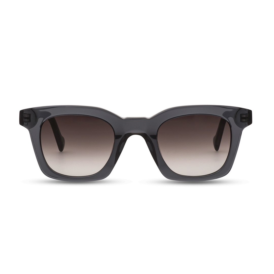 Sorrento unisex rectangular sunglasses black